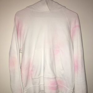 White and Pink John Elliott Sweatshirt